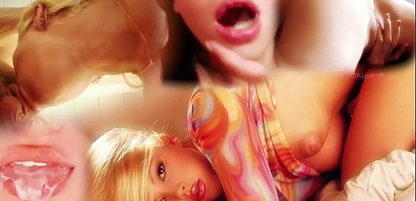  Beautiful blonde model wants to deepthroat you until you cum in her mouth